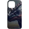 PM-Artistic Custodia per iPhone 13 Pro Max Il mistico dinosauro un'epica avventura fantasy