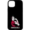 Multiple Myeloma Awareness Burgundy Ribb Custodia per iPhone 15 Plus Nastro da donna indistruttibile con guerriero multiplo mieloma