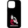 Multiple Myeloma Awareness Burgundy Ribb Custodia per iPhone 15 Pro Max Nastro da donna indistruttibile con guerriero multiplo mieloma