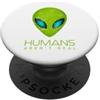 Alien Extraterrestrial Sci-Fi UFO Space Gli umani non sono veri UFO spaziali di fantascienza capo alieno PopSockets PopGrip Adesivo