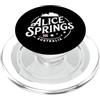 City Travel Australia Alice Springs Adve Iconica avventura di viaggio in città di Alice Springs in Australia PopSockets PopGrip per MagSafe