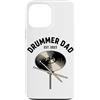 Cymbals Gift / Drummer Gifts for Men and Custodia per iPhone 13 Pro Max Piatti Batterista Piatti per batteria