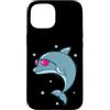 Dolphin Toothed whale Sea Water Marine F Custodia per iPhone 15 fresco Delfino nel Mare Mammifero Animale