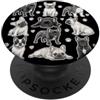 French Bulldog Lover Gifts for Women Francese Bulldog Pattern Frenchie Mom PopSockets PopGrip Adesivo
