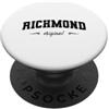 Richmond California Original Vintage Ret Nome originale Richmond California Retro Hometown Richmond PopSockets PopGrip Adesivo