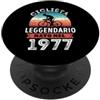 Ciclista 1977, 50° compleanno Regali per Leggendario ciclista nato 1977 50 compleanno regali ciclismo PopSockets PopGrip Adesivo