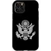 AMERICA FIRST USA FLAG PRIDE AND PATRIOT Custodia per iPhone 11 Pro Simbolo dell'aquila degli Stati Uniti degli Stati Uniti con emblema della guarnizione americana