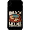Otter Overthinking Coffee Book Humor Custodia per iPhone XS Max Aspetta Lasciami pensare troppo a questo caffè lontra