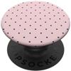 Classic Polka Dot Pattern Vintage Design Estetica carina a pois rosa chiaro e blu navy PopSockets PopGrip Adesivo