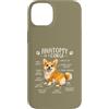 Corgi Chaos Club Custodia per iPhone 14 Plus Divertente anatomia di un corgi amante dei cani Doggo Pet Owner Humor