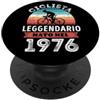 Ciclista 1976, 50° compleanno Regali per Leggendario ciclista nato 1976 50 compleanno regali ciclismo PopSockets PopGrip Adesivo