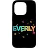 Everly Figlia Sorella idee regalo di com Custodia per iPhone 15 Pro Everly - Bellissimo nome con farfallas