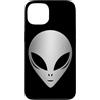 Alien Extraterrestrial Sci-Fi UFO Space Custodia per iPhone 13 Grigio Alien Head Space Extraterrestri Fantascienza Fans Alien