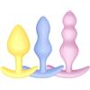 BDSMYEE 3PCS Plug Analesex Kit, Butt Plug Anali Plug Per Adulti Sextoy, Plug Anale-dilatatore Sex Toys Sessuali per Donna Uomini, Donna Uomo Plug Anale-dilatatore