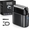 Haokoo Rasoio Elettrico Barba Uomo, Mini Shaver da Viaggio Compatto 90g