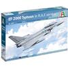 Italeri 1457 Eurofighter Typhoon EF-2000 in R.A.F. Service, Scala 1:72, Plastic Model Kit, Modello in plastica da Montare, modellismo, Aereo
