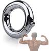XaiYimee Cǒck Cǎge da Allenamento in Metallo da Uomo, Misura Regolabile (40-50mm) - Una Taglia per Tutti