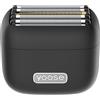 yoose mini Rasierer Herren elettrico, IPX7 impermeabile e ricaricabile via USB-C, mini rasierer con sistema magnetico a 5 lame flessibili, rasoio a lamina Nero