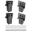 VEVOR Staffe per Nascondigli per Cervi, Staffa per Piattaforma Esterna 92 x 92 mm, per Legname 88,9x88,9 mm, per Elevatore in Acciaio, Capacità 1000 kg, Nascondigli per Cervi, 4 Pezzi