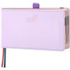 BEZEND Agenda 2027 Settimanale Tascabile con Orario - 9,4 x 16,7 cm | Gen a Dic 2027, Formato Piccola Orizzontale, Ideale per Borsa, Bordi Oro Rosa, Copertina Rigida in Pelle PU - Lila