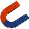 EsportsMJJ Calamita a forma di ferro di cavallo a forma di U, 40 mm, colore rosso e blu, strumento didattico per esperimenti di fisica