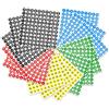 Nzoike 20 pezzi di adesivi digitali, impermeabile 1-100 etichette numerate per fare marchio carta sintetica adesivo non asciutto 10mm