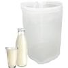 Generic Borsa a rete per setacciare - Sacchetto in tessuto perforato, sacco in tessuto per screening | Durablesall Scopo per alimenti con cordino, comoda borsa in cotone a rete fine per Cheesecloth Bag per