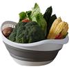 Generic Cestello di scarico - Cestello per il lavaggio, scolapasta da cucina, grande capacità, vassoio per alimenti, colino per lavare verdure, scolapasta da banco per ristorante, attività di