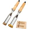RYTTGOP Ferro da branding elettrico personalizzato - Timbro di legno personalizzato con logo in ferro, timbro per legna personalizzato, strumento di marca, francobolli in ottone per la lavorazione del legno
