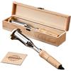 RYTTGOP Ferro per marchio personalizzato per legno - Timbro elettrico per bruciare il legno, ferro con logo personalizzato, kit di branding fai da te per la lavorazione del legno, strumento per timbri in