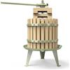 SQUEEZE master Spremifrutta in legno massiccio, 12 l, spremiagrumi manuale per mele e vino
