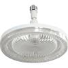 Bemonew Ventilatore a lampadina, luce con telecomando, LED a 3 colori cangianti, 7 pale silenziose, aromaterapia, attacco E27, bianco, 10, 24 pollici