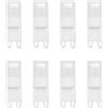 Gokelomg 8X G9 Bianco Caldo LED Lampadina Lampada Proiettore Ad Alta Potenza 1W AC 220-240V HOT
