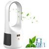 OAUEOR Ventilatore da tavolo senza pale - Ventilatore da scrivania silenzioso (bianco)