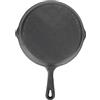 Fictory Padella in ghisa, 10 cm, pre-stagionata per un calore uniforme, versatile per grill, forno, griglia, dimensioni compatte per una facile conservazione