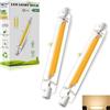 Dvnoua Lampadine R7S LED 118mm Dimmerabile 20W, R7S LED 118mm Equivalenti 200W Lampada Alogena, Lampadina R7S LED COB Bianco Caldo 3000K 2000Lumen Nessun Sfarfallio,Illuminazione Fascio 360°,2Pcs