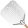 HOUSLUX Pala per pizza 40 x 30 cm, con grande superficie e manico rimovibile