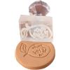 RYTTGOP Custom Your Logo Timbro - Timbro acrilico personalizzato per sapone, stampo per biscotti fondente con logo, timbri per firme in ceramica fai da te, regalo unico per Potters Clay Tools