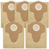URPIZY 5 sacchi di raccolta sporco da 20 l, compatibili con per Einhell per aspirapolvere a secco BT-VC 1250S per sacchetti filtro di carta