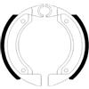Generico Ganasce Freno Posteriore FSB887 per Piaggio Vespa FL2 50, PK 125, PK LX 50, Automatica, 1984-1991