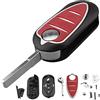 ES IEA ELETTRONICA 3 Pulsanti Remoto Chiave Auto Guscio Lama Non Tagliata Pieghevole Flip Caso Chiave Auto Cover per Alfa R0me0 Mito Giulietta 159 Gta