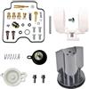 CarbForge Kit Carburatore per XV1600A Road Star 1600cc Float Pistone | BSR40 carburatore per XV1700 XV1600 VP08 Wild Star Wildstar 1999 2000 2001 2002 V-twin riparazione ricambi moto