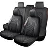 Chifeng Set completo di coprisedili per auto, universali, per Hyundai Getz Ioniq Ioniq 5 Kona Santa FE Tucson i10 i20 i30 i40 i800 ix20 ix35 traspirante resistente all'usura antiscivolo coprisedili