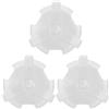 Alipis Kit di Viti e Sostituzione Accessori per Visiera Casco Moto in PC Rondelle Trasparenti per Fissaggio Sicuro Casco da Ciclismo e Motocross