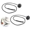 JRYXDS Corda Di Fissaggio Universale per Portapacchi,2 Pezzi Auto Cappelliera Posteriore Scaffale String,Corda Per Auto Portapacchi,Posteriore Portapacchi Cinghia De Corda,Corda Di Fissaggio Universale