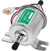 ZiYuya Electric Inline Pompa del Carburante, 12V Universal Booster Pompa di Pressione Gas Diesel Inline Low Pressure Metal Pump Module Bolt Fixing Wire Inline per Benzina Diesel HEP-02A (d'argento)