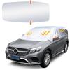 Ninonly Telo Impermeabile Esterno Ninonly 210D Universale Copri Auto SUV per Esterno per Tutte le Stagioni, Protezione da Pioggia, Polvere, Sole, Foglie Argento