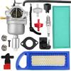 Qiuwanzia 799727 Carburatore per Briggs and Stratton 698620 794572 14HP 15HP 16HP 17HP 17.5 HP 18HP 498061 499153 287707 287777 28N707 28N777 28P777 28Q777 Motore Trattore da prato Mo wer