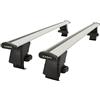 Rixto Barre portatutto BS + AERODYNAMIC GREY compatibili con CITROEN C5 AIRCROSS dal 2025 in poi, portapacchi in alluminio per auto senza railing sul tetto