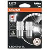 OSRAM LEDriving® SL, ≜ P21/5W, rosso, lampade di segnalazione a LED, solo fuoristrada, non omologati ECE, doppio blister